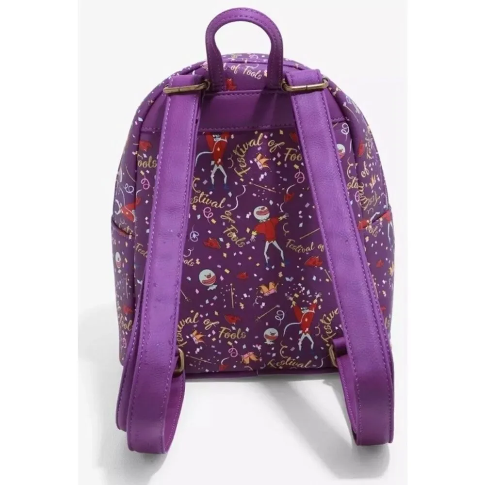 Loungefly Disney Hunchback of Notre Dame Festival of Fools Mini Backpack New